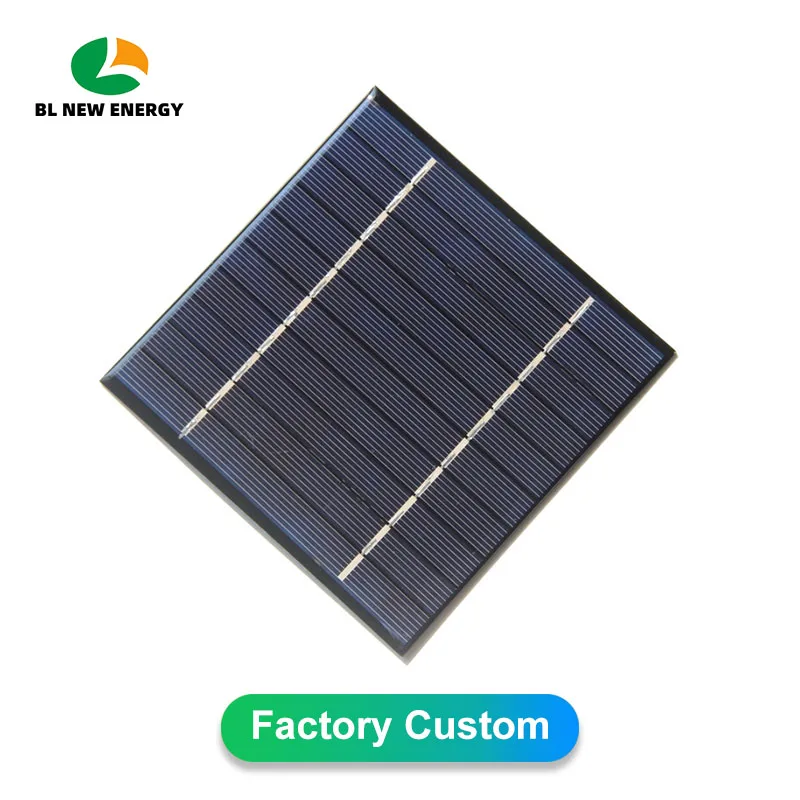 

2.3W 5V Monocrystalline Solar Panel Encapsulated Small Size Solar Cells for DIY USB Devices Power Banks Sensors Toys 120*120mm