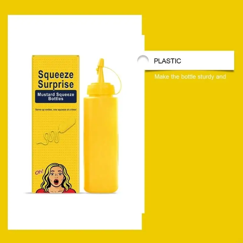 

Realistic Spoof Mustard Bottle Prank Toy For Parties Jokes Gags And Hilarious Surprises A2UB