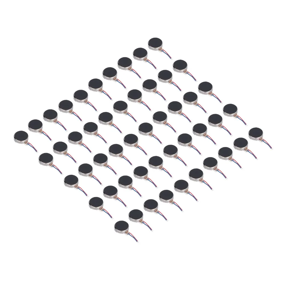 DC 3V Mini Vibration Motors 10x2.7mm Self Adhesive Vibrating Motor Anti Interference 12000rpm Coin Button Type Motor