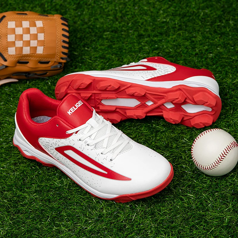 Professional Baseball Shoes for Men Lace Up Non-Slip Mens Gym Sneakers Mesh Breathable Outdoor Sports Shoe For Man