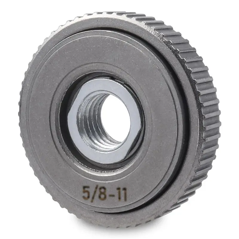 A84E-2Pcs 5/8 Inch-11 Grinder Nut,Quick Release Angle Grinder Flange Nut Grinder Locking Nut For Angle Grinder