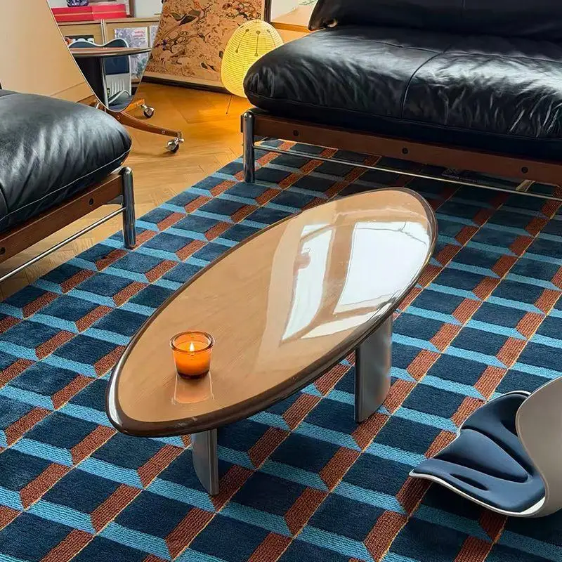 Living room Bauhaus surfing coffee table natural wind household coffee table medieval