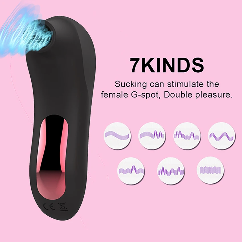 Powerful Suction Cup Clitoris Sucking Vibrator Nipple Clitoris Stimulation Oral Vacuum Massager Female Sex Toy Adult Products 18