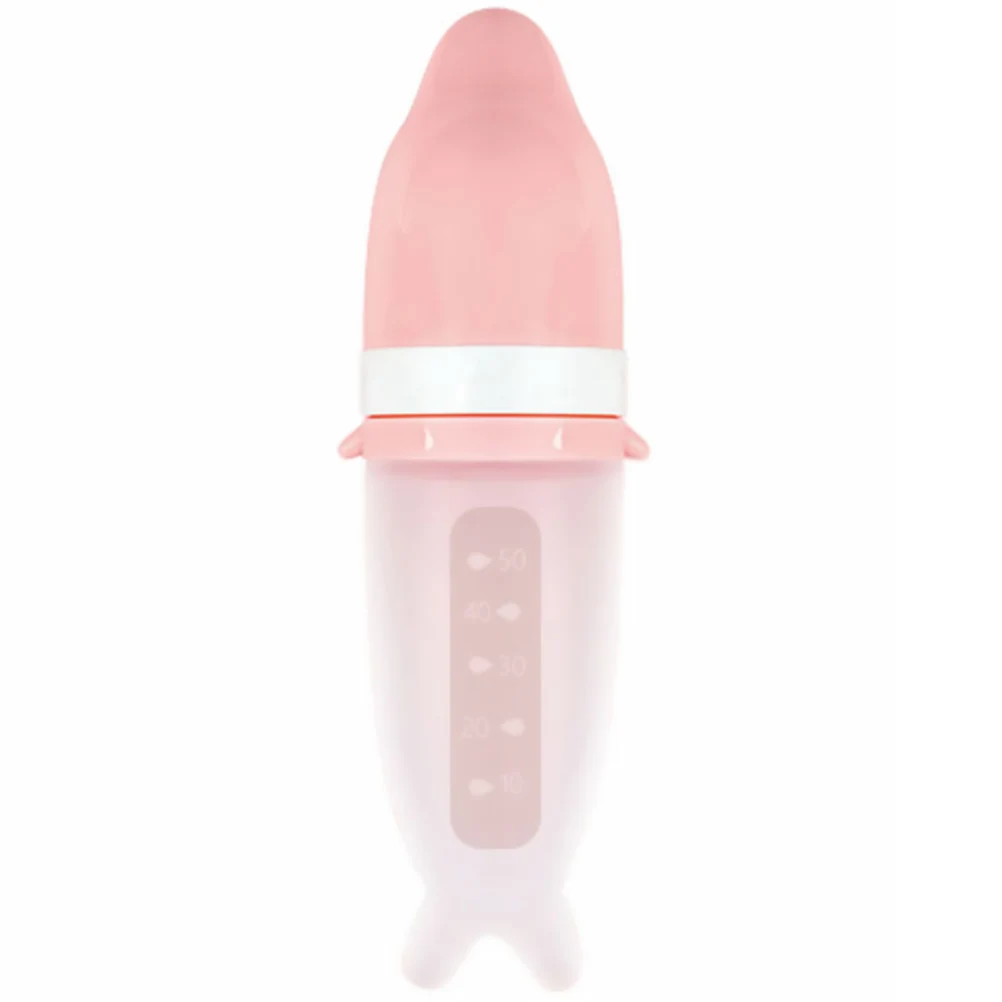 

Silicone Squeeze Feeding Bottle Newborn Baby Tableware Tool Infant Feeder Food Grade Eco Friendly Suitable For Milk Pureed Food
