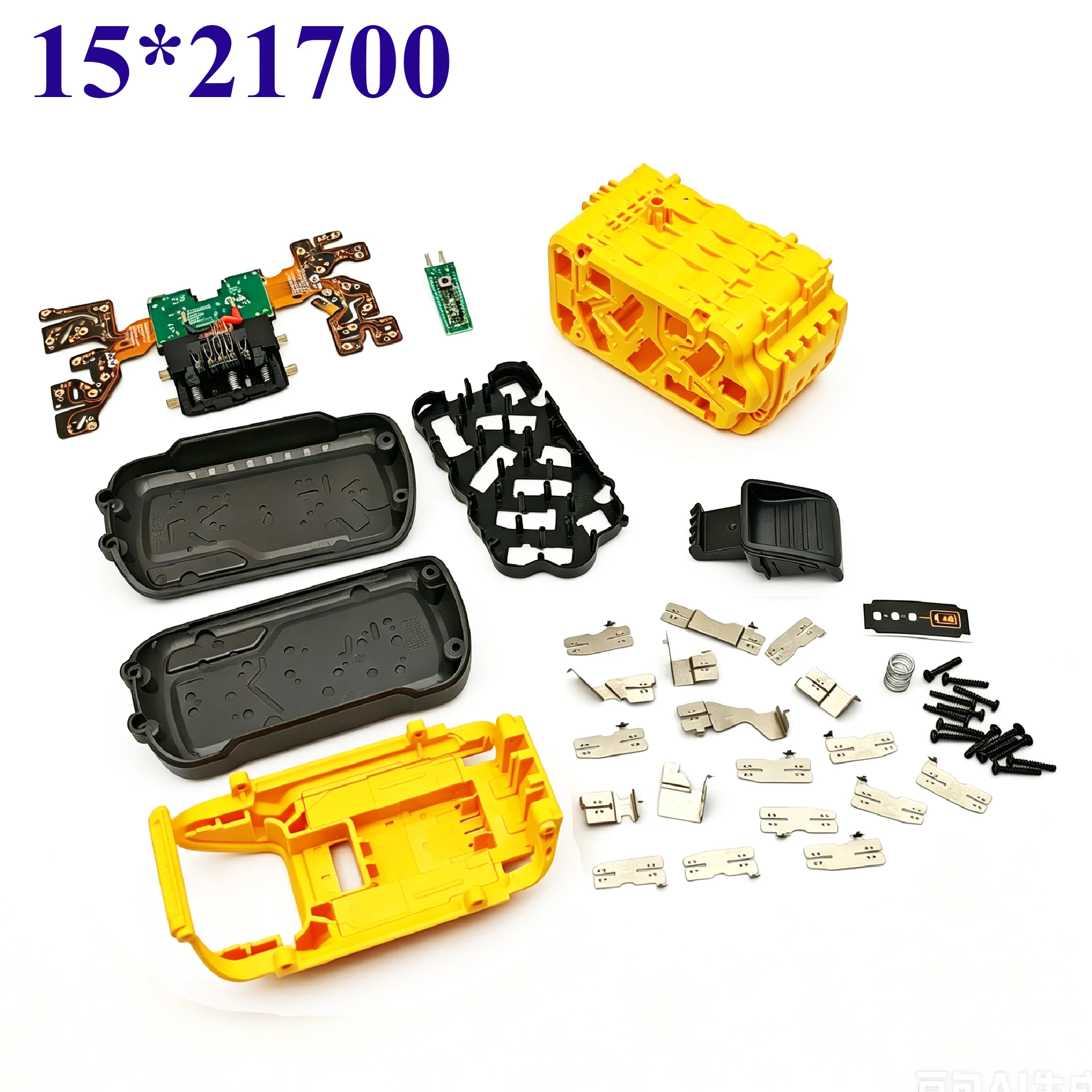 DCB612 Lithium Battery Case PCBA For Dewalt 15*21700 For FlexVolt 20V 60V DIY (Semi-manufactured Goods, No Battery Cell!) Ad