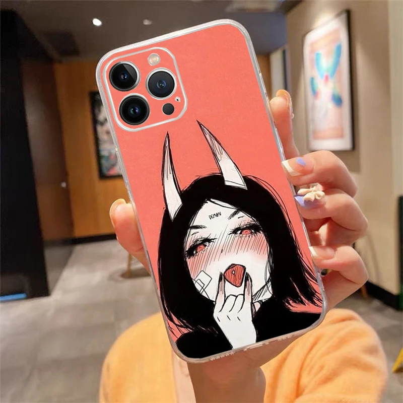 

Phone Case For iphone 17 Pro Max Air 17 16 15 14 13 Pro Max 15 16 Pro 15Plus Sexy Devil Woman