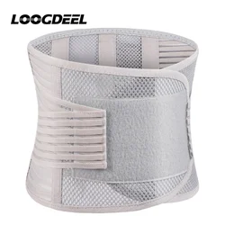 LOOGDEEL Self-Heating Decompression Lumbar Back Waist Belt Lower Back Support Brace Disc Herniation Spine Orthopedic Pain Relief