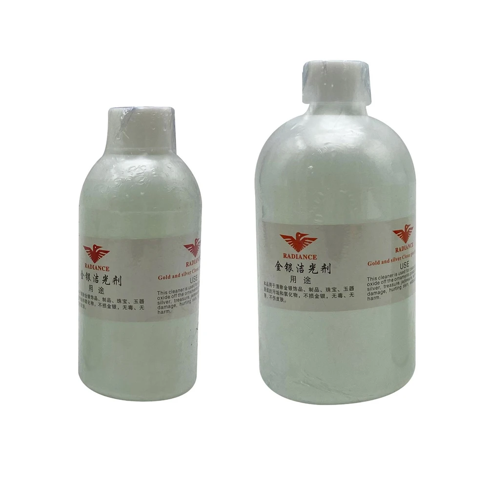 حل التنظيف الذهبي والفضي النهائي، مجموعة إزالة الأكسدة التلميع الاحترافية، أدوات المجوهرات الآمنة سريعة المفعول #4