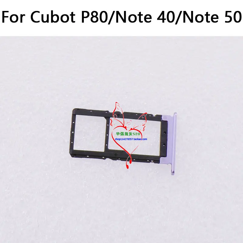 New Original Cubot P80 Note 40 Note 50 SIM Card SIM Tray Card Holder Slot Adapter For CUBOT P80 Smart Phone