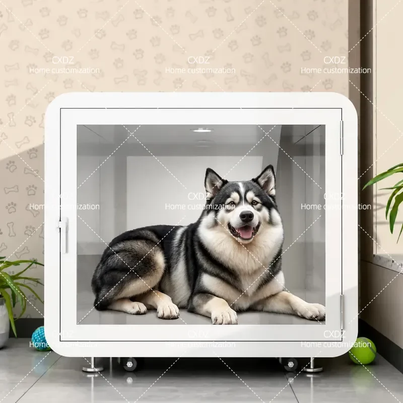 Removable Soundproof Pet Cage Hut Mini Dog House Cat Nest Silent Sleeping Cabin Small Household Portable Pet Room