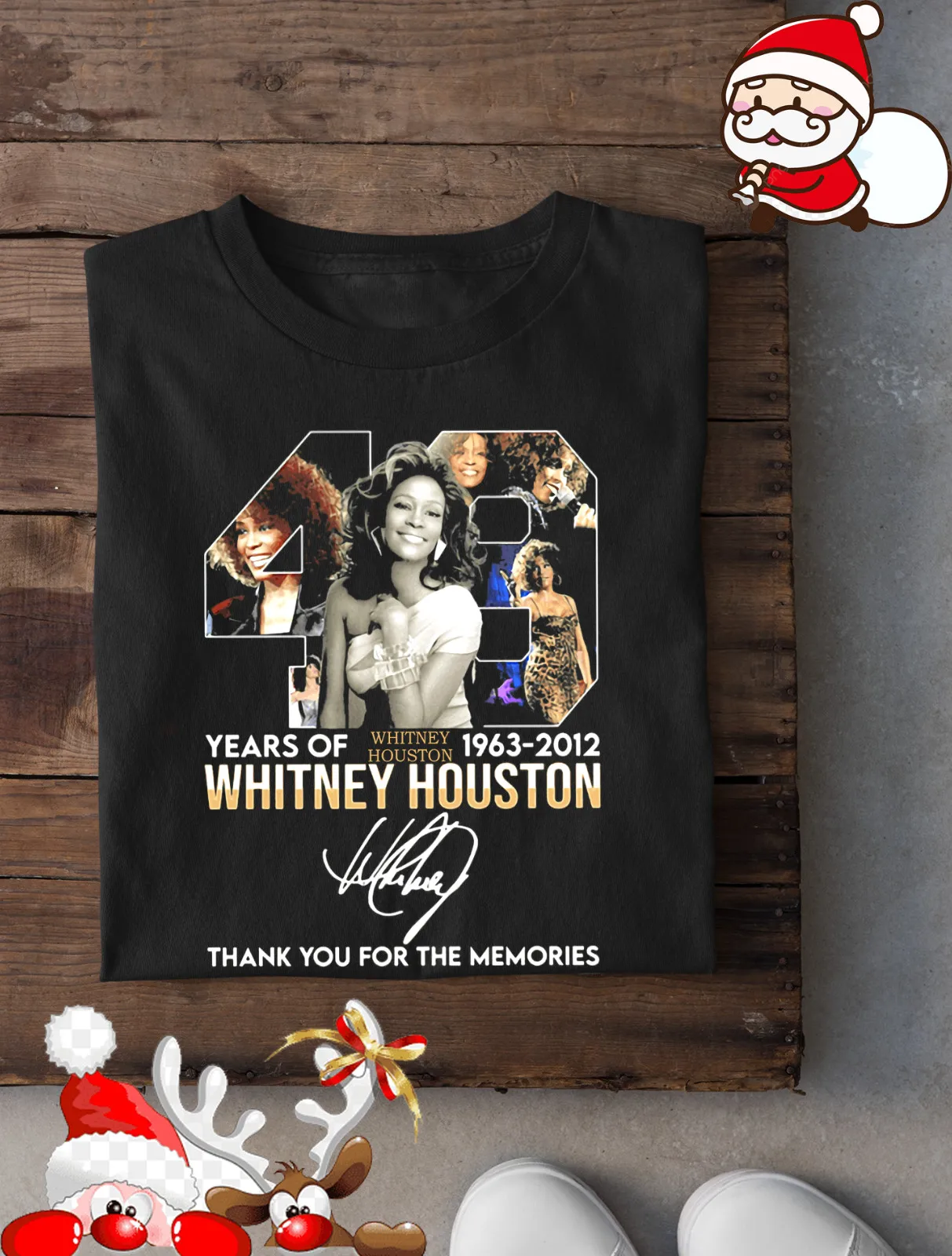 Whitney Houston Thank You For The Memories Full Size To 4XL Shirt PP1313