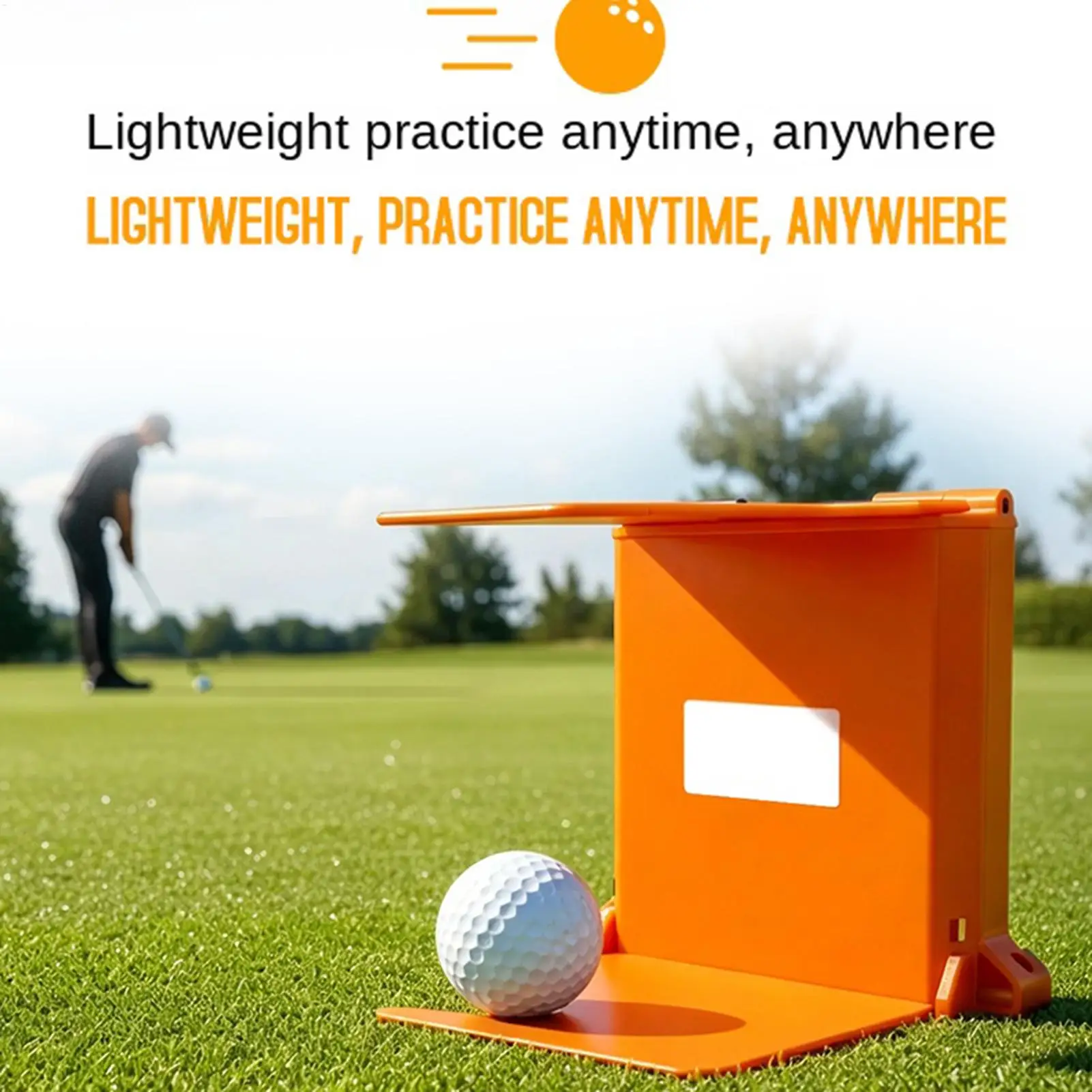 Entraîneur de swing de golf portable antidérapant, accessoire d'entraînement au putting, équipement d'entraînement au swing de golf pour hommes, adultes et passionnés