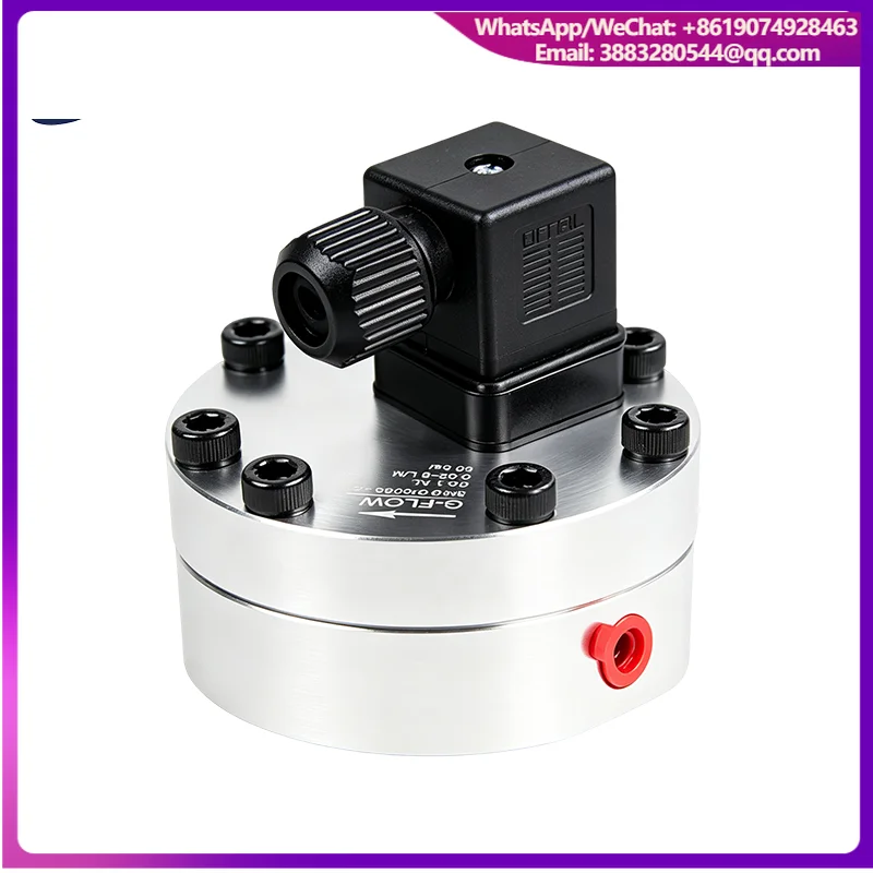200bar High Working Pressure Anodized Aluminum Housing Wide Temperature Range Micro Round Gear Flow