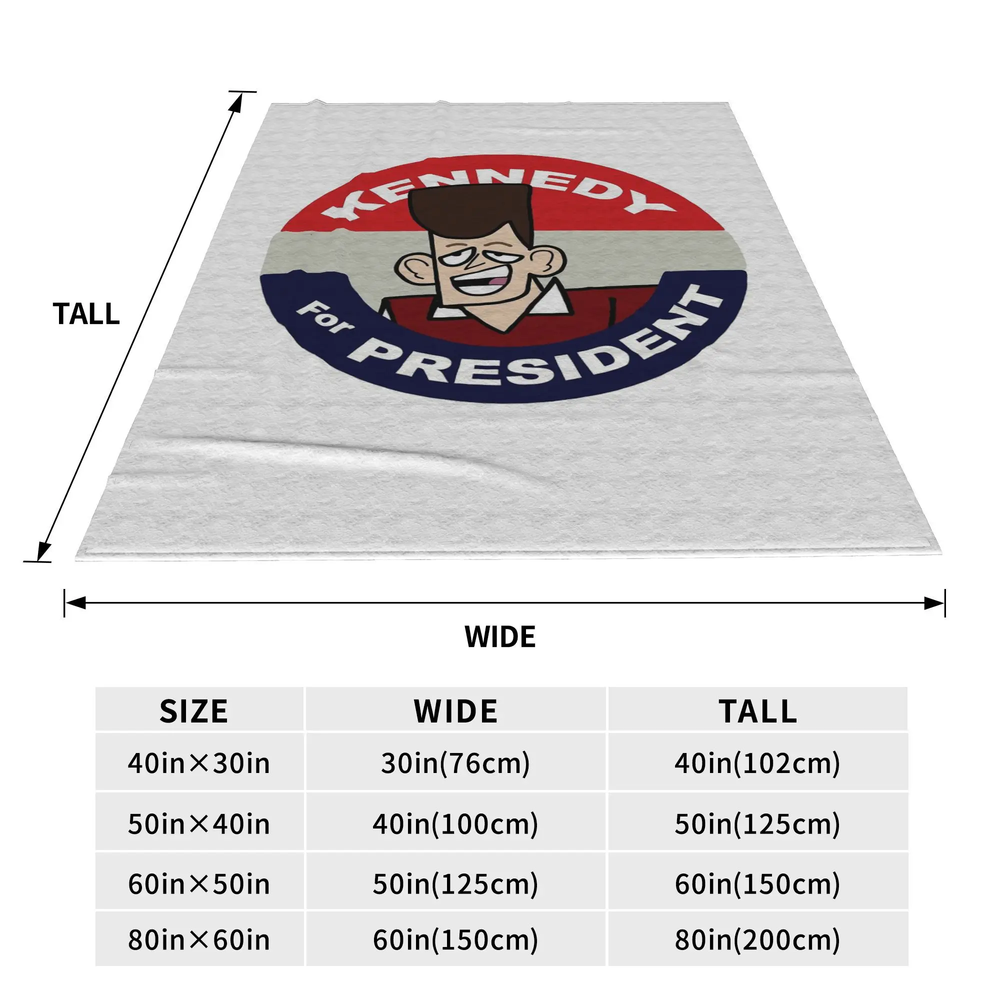 استنساخ عالية Jfk بطانية خفيفة الوزن الفانيلا أريكة رمي بطانية للمنزل غرفة نوم السفر يلقي المفرش لحاف