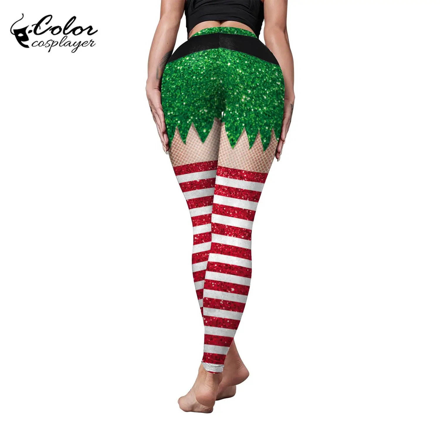 Color Cosplayer Fashion Slim Women Leggings 3D Digital High Waist Pencil Ladies Fitness Push Up Harajuku Leggings