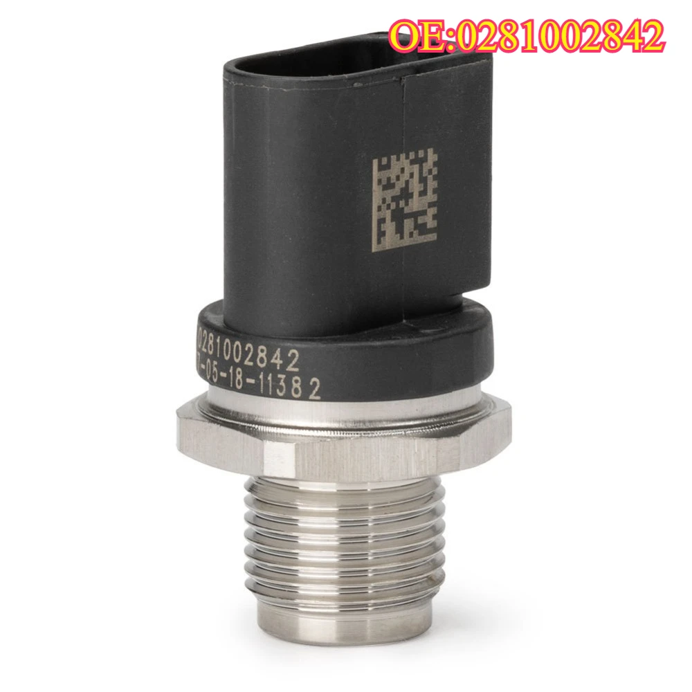 

High quality New For 0281002842 Fuel Rail Pressure Sensor Car 5117543AA 0281002504