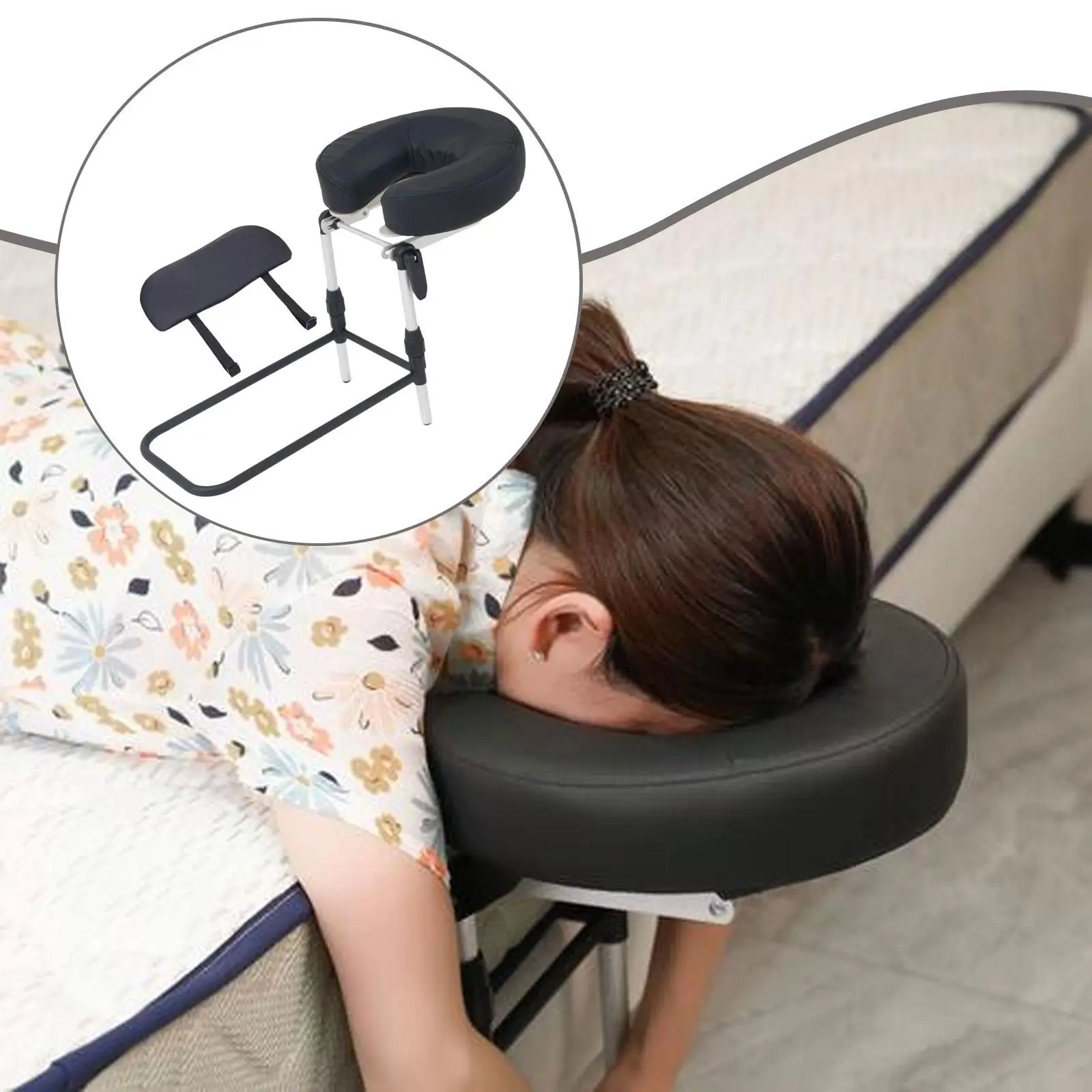 Head Cradle and Face Rest Support Cushion Portable Versatile Home Massage Kit Eye Surgery Recovery Accessirues for Home Salon