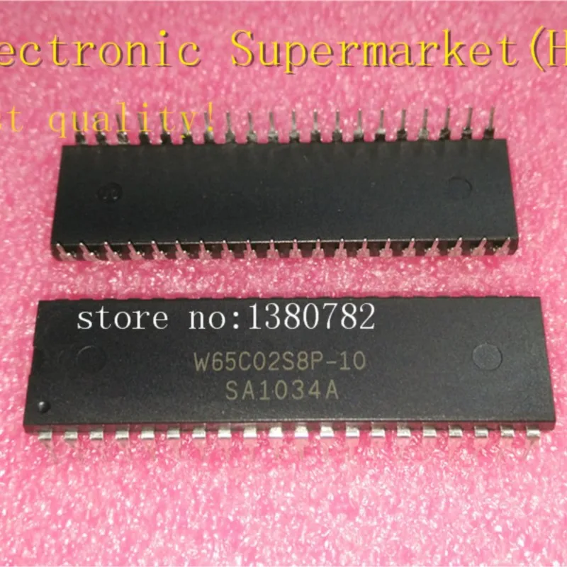 Free Shipping 10pcs/lots W65C02S8P-10 W65C02S8P NEW DIP-40 IC In stock!