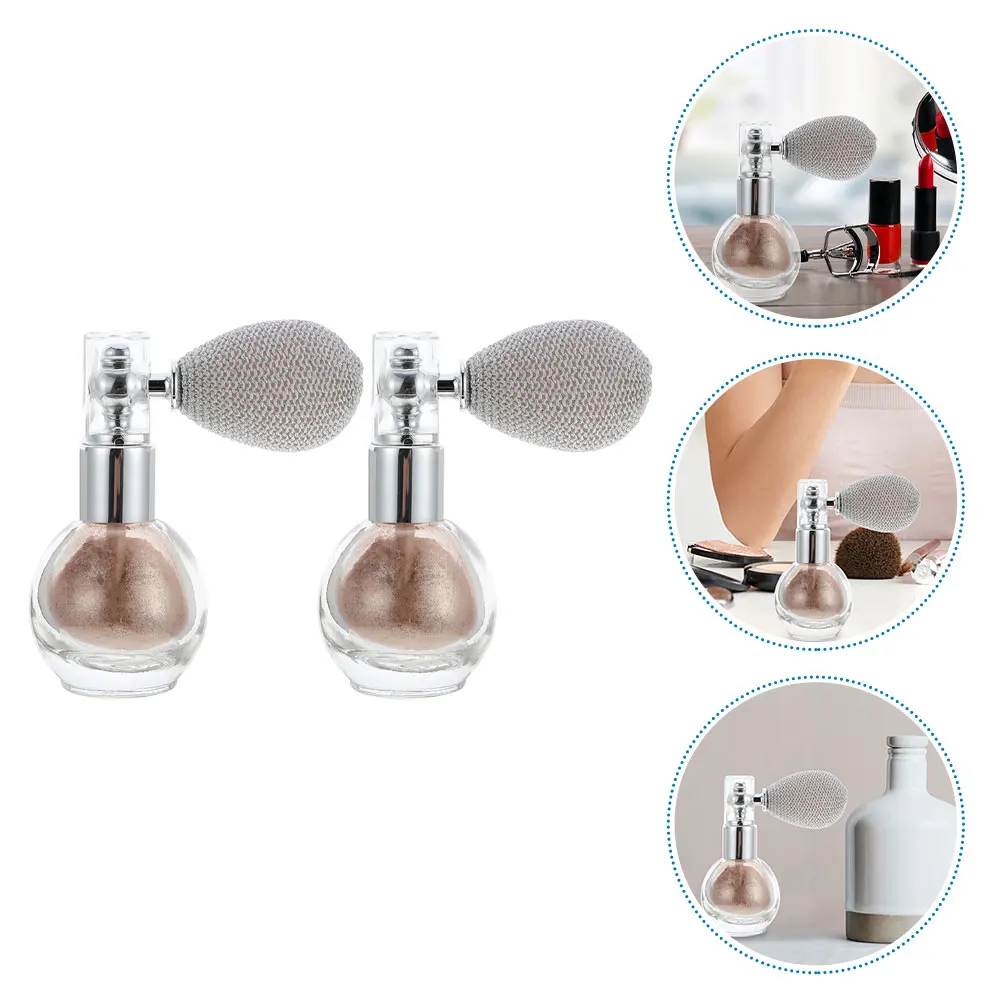 

2pcs Glitter Spray Bottle Sparkling Powder Sequin Sprayer For Face Body Hair Highlighter Makeup Decor Women Gloss Airbag Tool