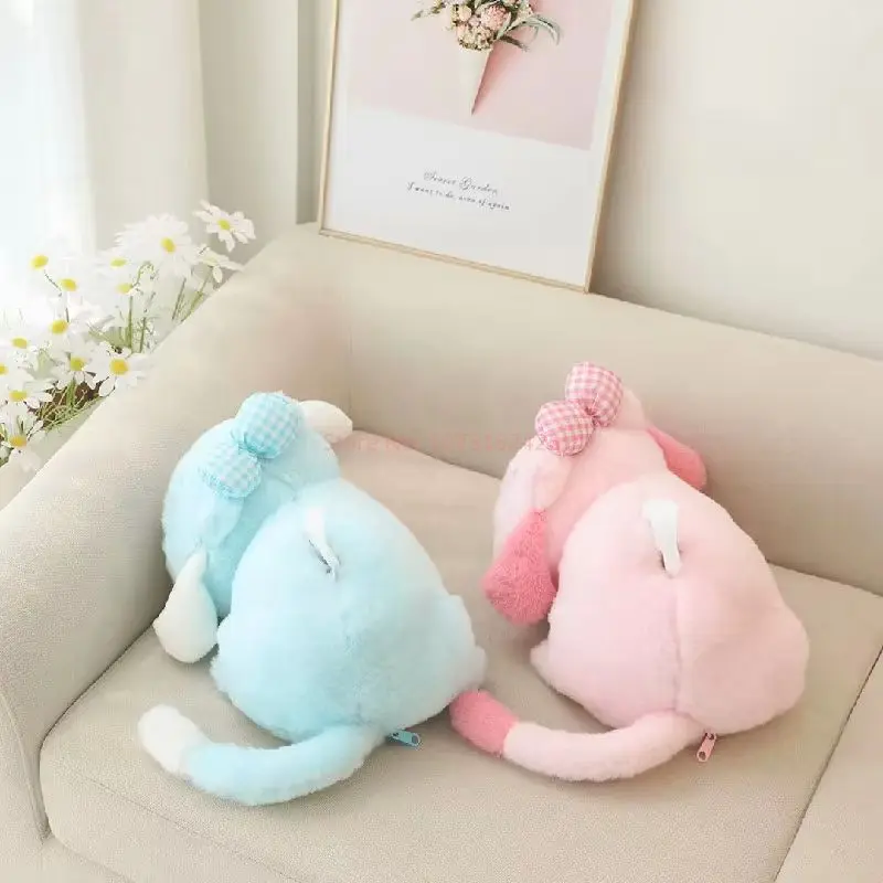 Sanrio Kawaii Kuromi My Melody Cinnamoroll Plüsch Spielzeug Puppe Papier Handtuch Abdeckung Cartoon Weiche Angefüllte Plüschtiere Kinder Kissen Puppen
