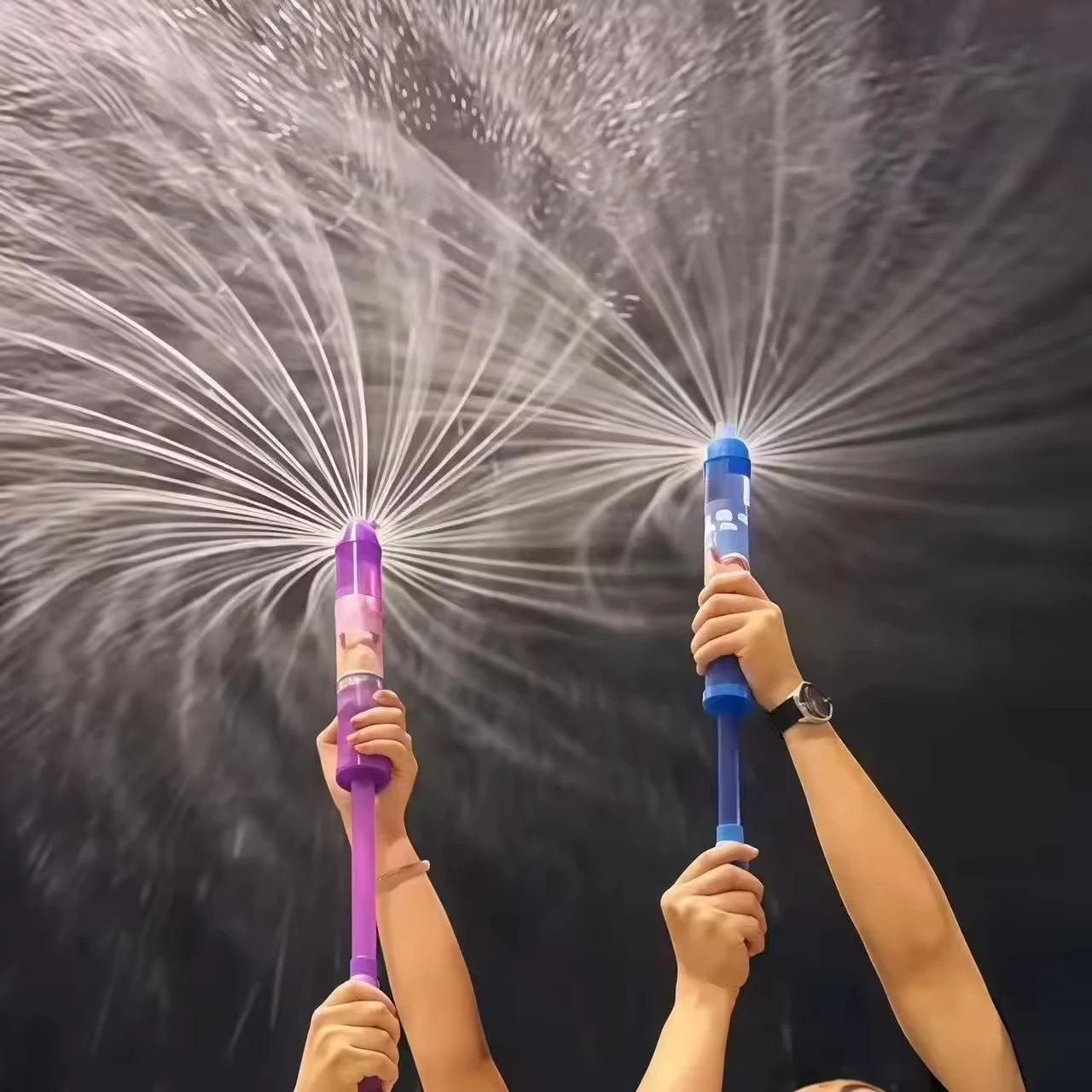Pistola de tiro de agua con fuegos artificiales, juguete en aerosol, juguetes para piscina, playa, lucha contra el agua, verano, salpicaduras al aire libre, juego de agua, pistola de chorro para niños