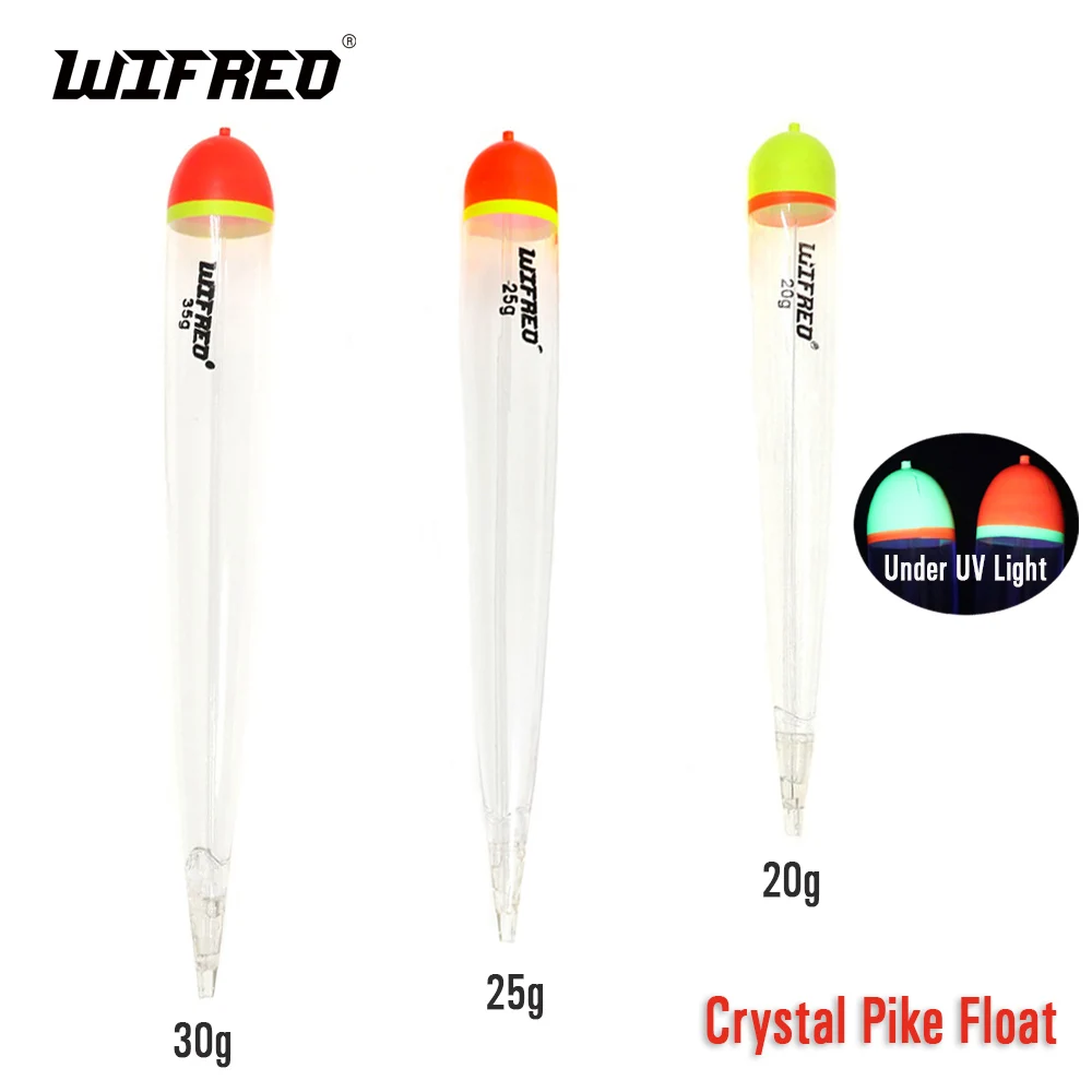 Wifreo Weighted Bobbers Crystal Pike Float For Slamon Steelhead  Fishing Float Fishing Terminal Tackle Accessories 20g 25g 35g