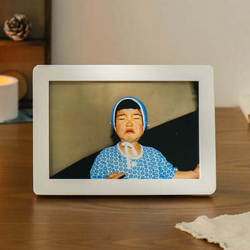 Wooden Retro Photo Frame for Creative Desk Decor