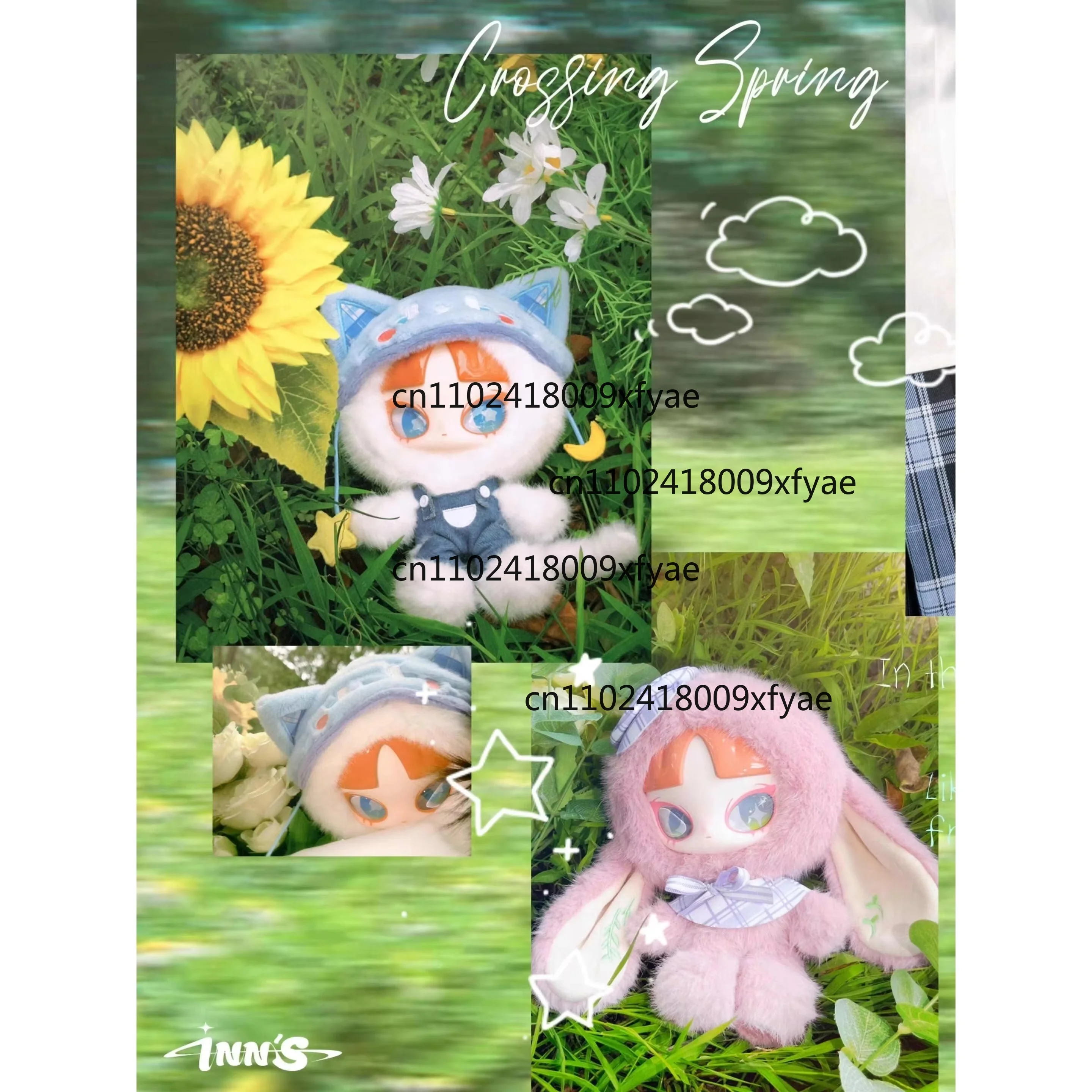 Inn Springtime Series caja ciega de vinilo figura coleccionable Linda caja misteriosa decoración Hipper regalo de cumpleaños para niños niñas