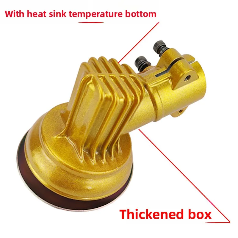 

Brand-new golden anti-entangling grass and heat dissipation lawn mower work head 26mm x9 tooth brush cutter head seat accessory