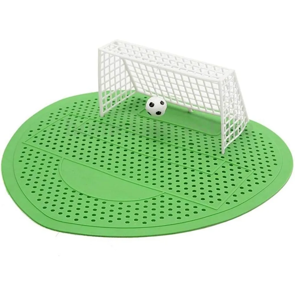 Football Male Toilet Cleaner Soccer Shoot Goal Style Urinal Screen Filter Mat 5 Pack