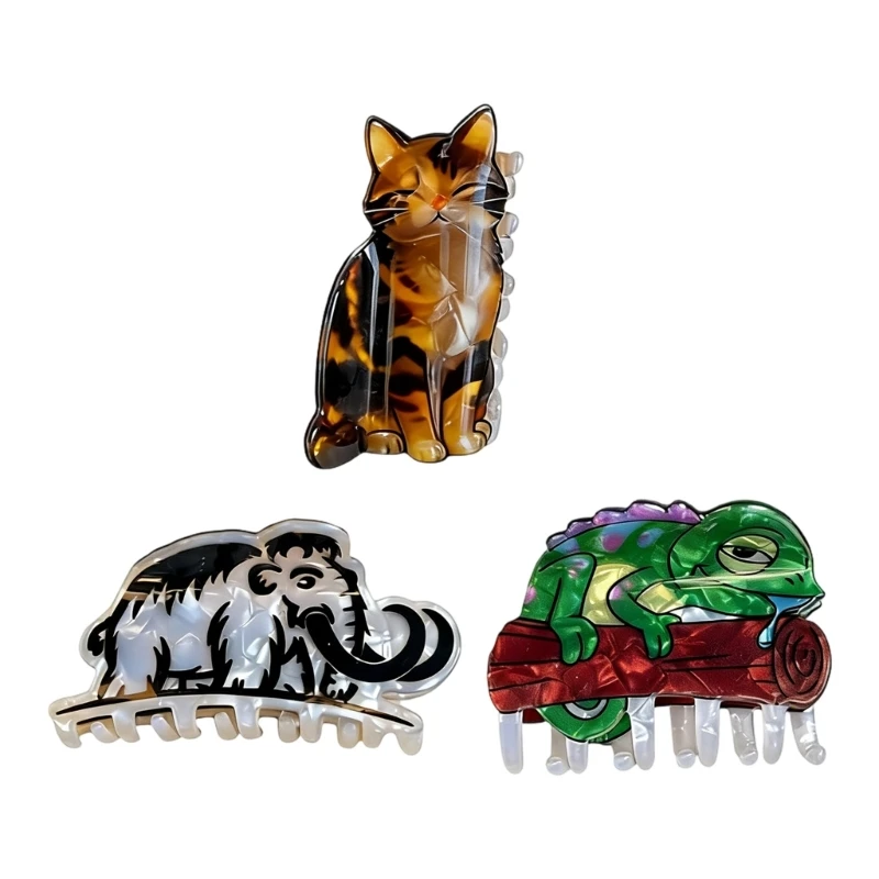 Fashionable Hair Claw Clip Kitten Material Comfortable Hairpin Accessory For Informal Or Formal Occasions