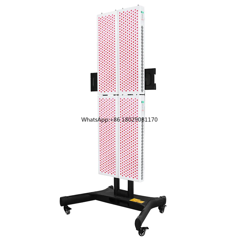 Painel de terapia de luz LED Dual Chip para clínica doméstica, Luz vermelha infravermelha NIR, Recuperação de lesões esportivas, 660nm 850nm, 1500W, OEM