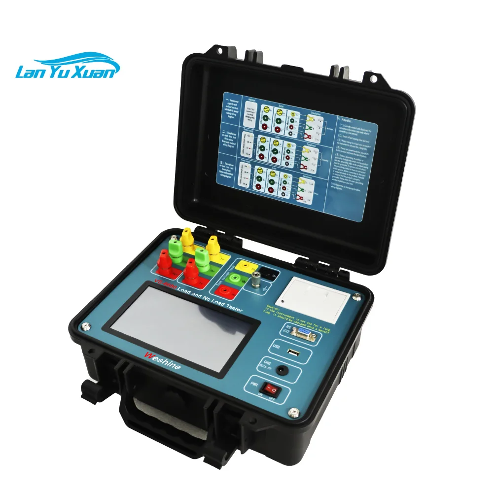 WESHINE Automatic Transformer On-Load No-Load Characteristic Tester High Accuracy 1% Iron/Copper Loss Capacity Measurement