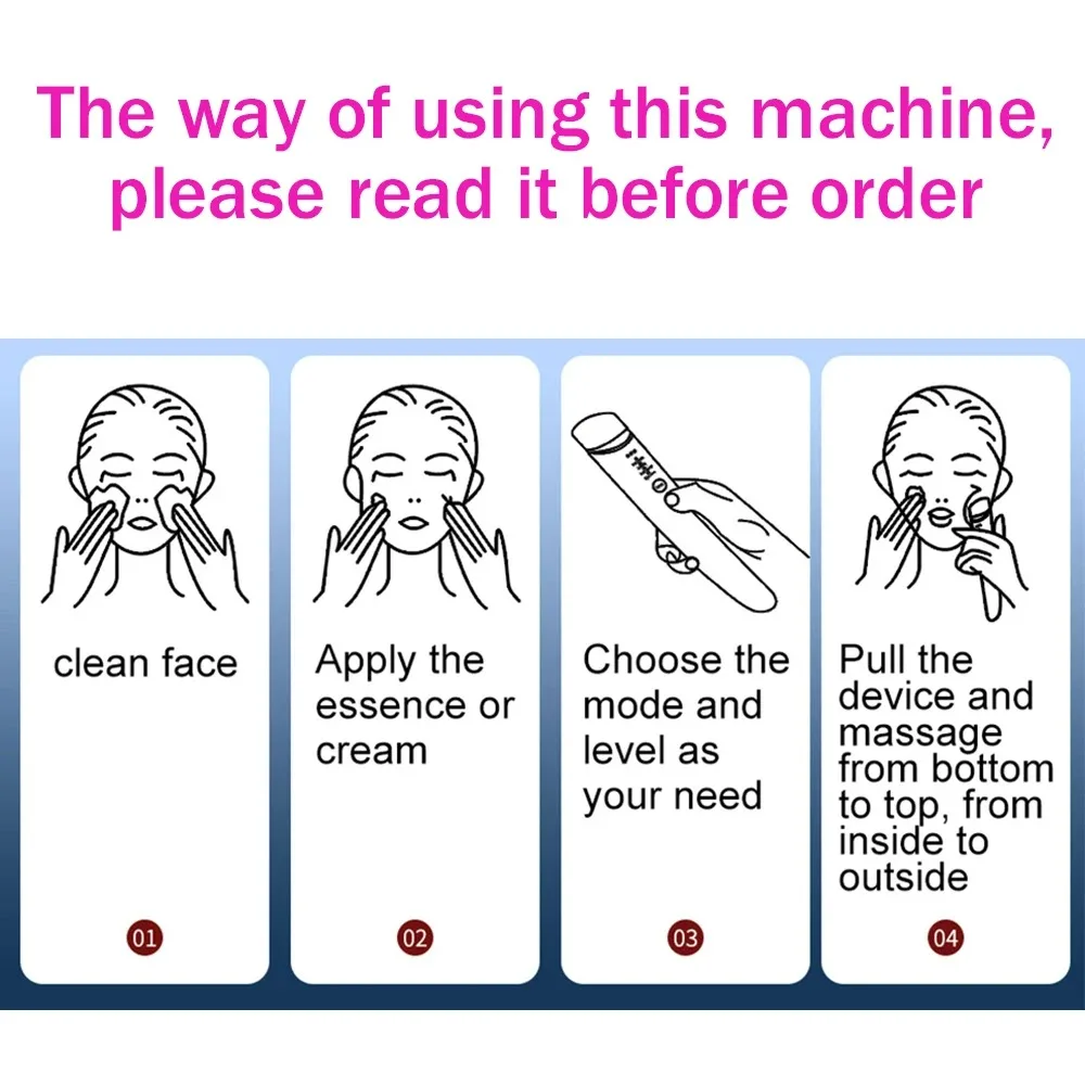 Mini Hifu Machine for Eyes Rechargeable Ultrasound Machine Rf Radio Frequency Ems Microcurrent Lift Firm Tightening Skin Care