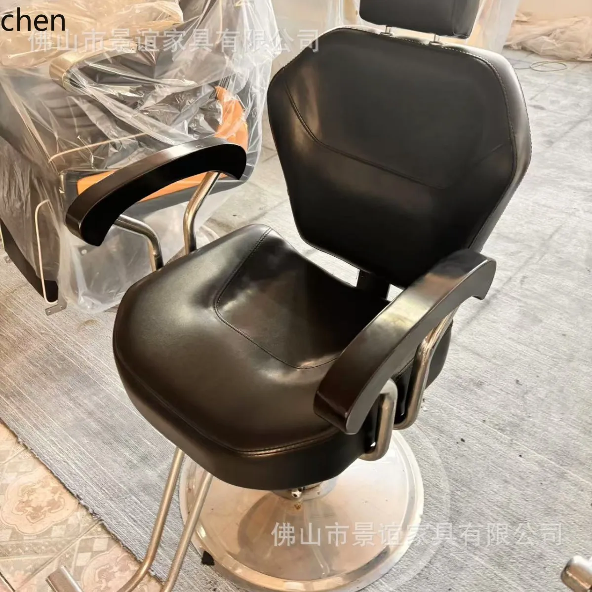 ZML Hairdressing Chair Salon Adjustable Barber Shop Special Salon Chair