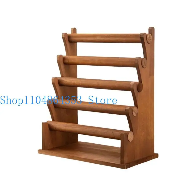 

652F Стильная многоярусная деревянная подставка для ювелирных изделий, браслеты и презентационная стойка для браслетов, для на