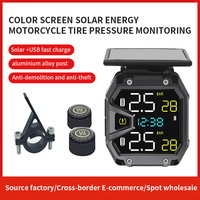 Motorcycle TPMS IP67 Waterproof Bike Air Pressure Monitor Wireless Tire Pressure Detector for Outdoor Cycling Sports Accessories