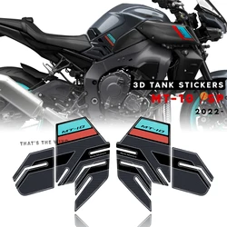 For Yamaha MT-10 MT10 SP 2022 - 3D Epoxy Resin Sticker Motorcycle Tank Pad Side Anti Scratch Decal Suit