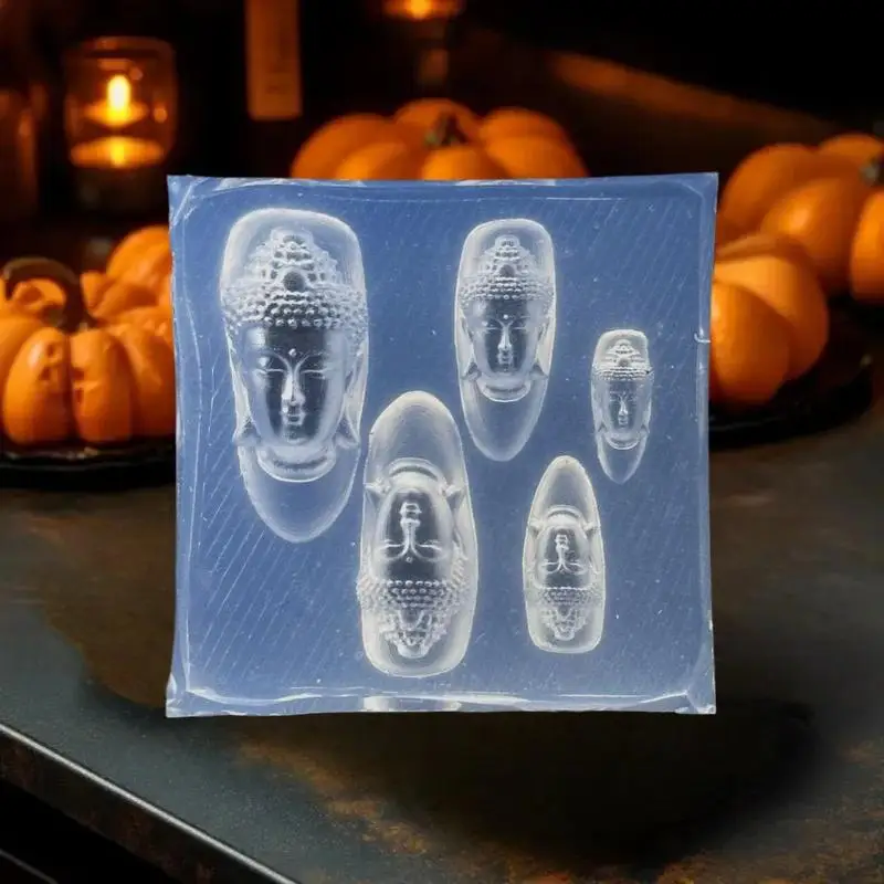New  Head  Of Wealth 3D Acrylic Mold Nail Art Decoration DIY Silicone Manicure Template For Nail CharmHealth Care 93 Store