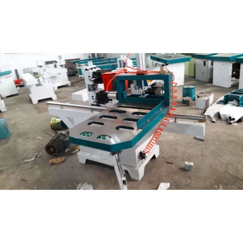 High Efficiency and Low Price Small Wood Drilling and Tenoning Machine Wooden Tenon Machine