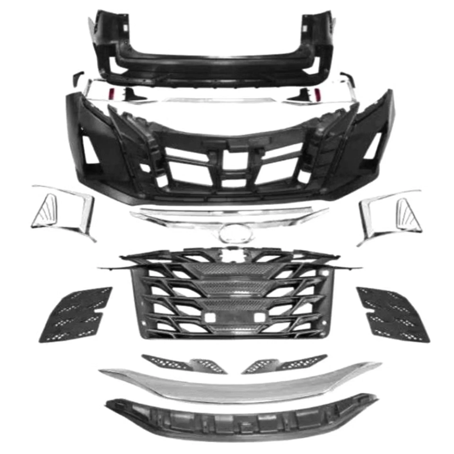 Body Kit Front Rear Bumper Assembly Grille for Toyota Sienna 2022 Convert Surround Car Accessories