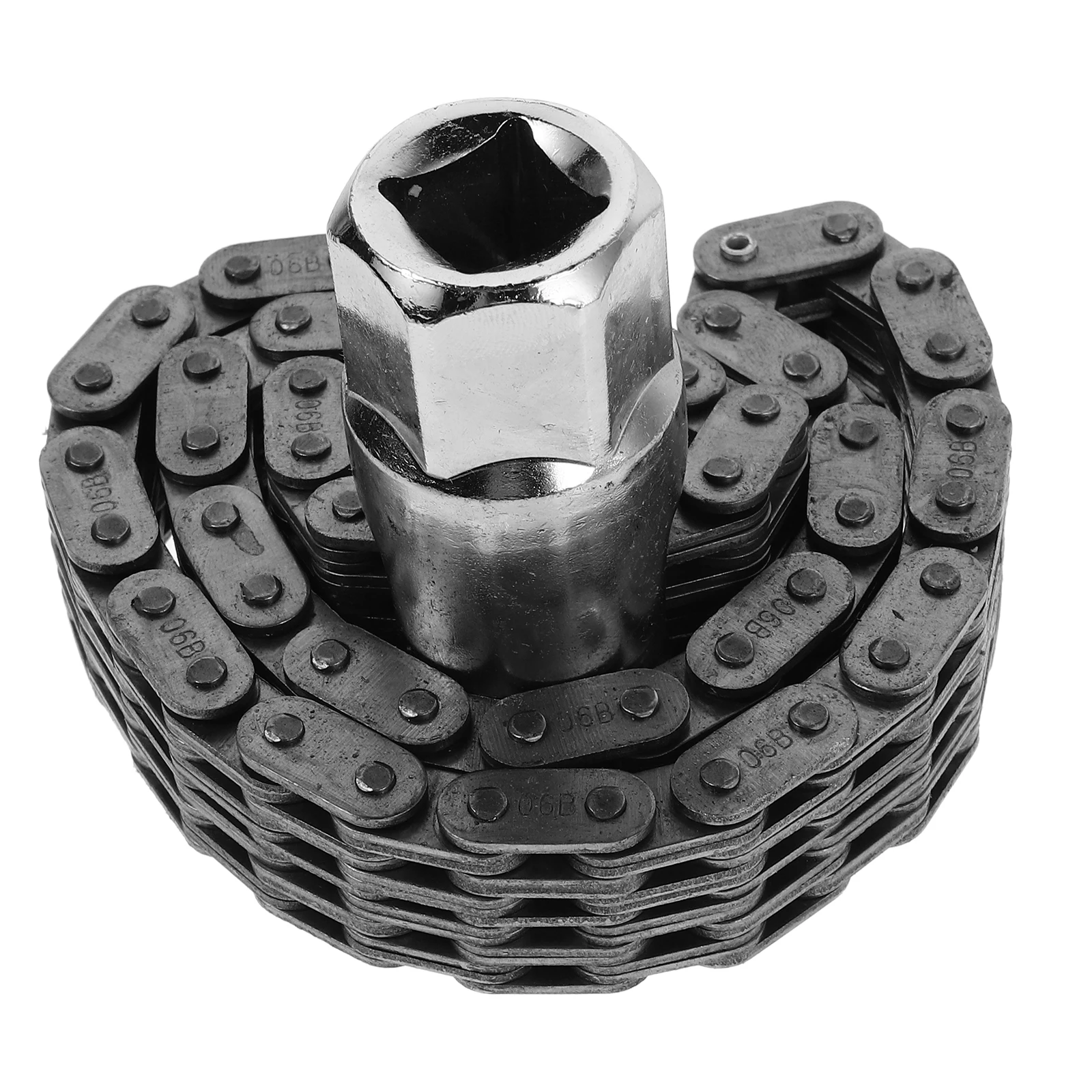 

52 Section Oil Filter Wrench Large Double Chain Sleeve Tool Chrome Vanadium Steel Automotive Filter Removal Chain
