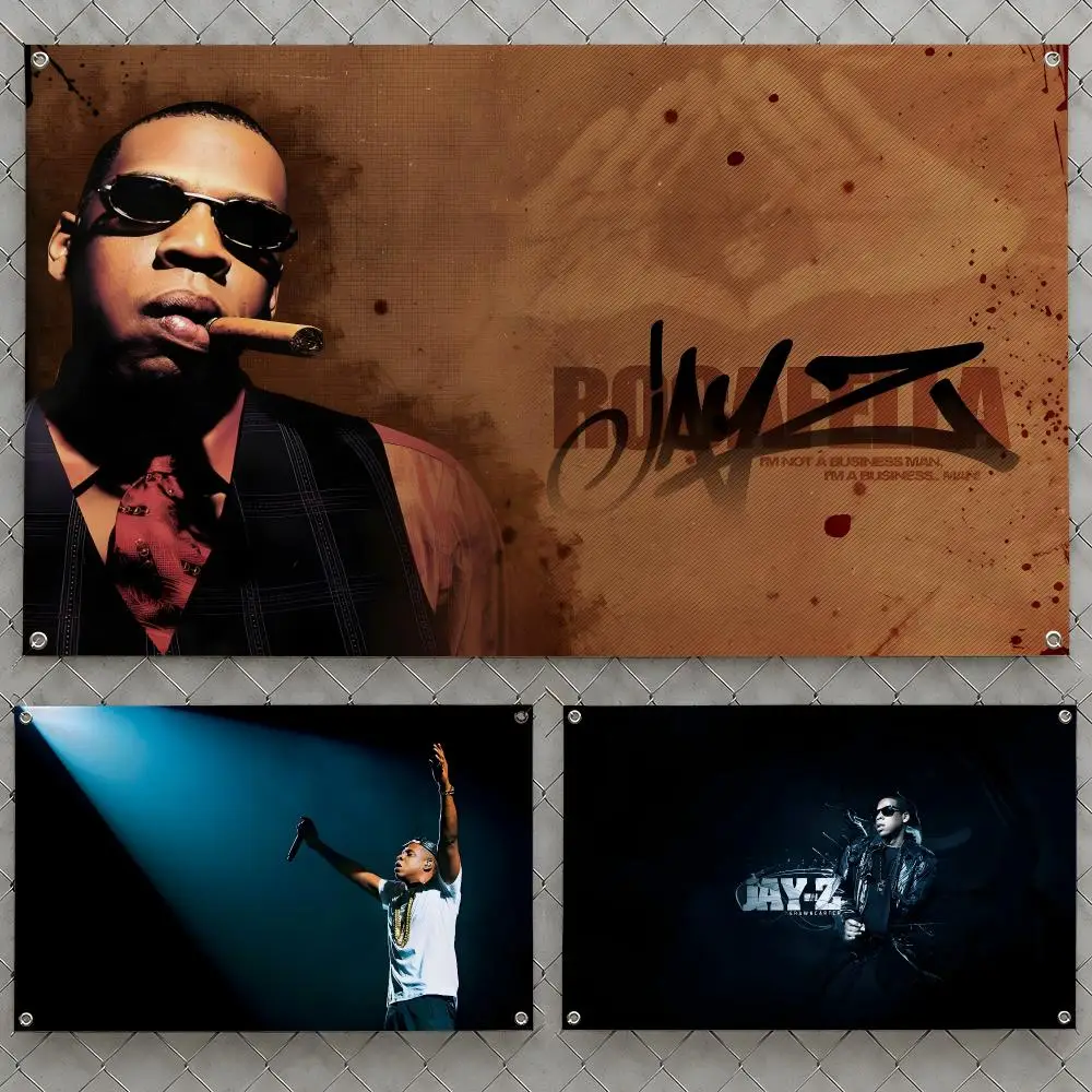 Z Singer JAY-Z The Blueprint Roc-A-Fella Flags Wall Hanging Flag Banners For Birthday Parties Outdoor Bedroom Dorm Room Decor