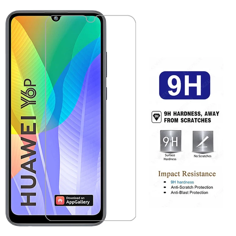 tempered glass for huawei y6p phone case huaweiy6p y 6p 6 y6 p yp6 6yp p6y 2020 2019 back cover huawey huwei hawei huawi huwaei