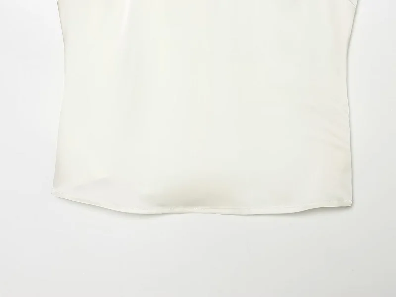 MUJER 2026 Satin-Tanktops für Damen Kurzarm Sommer Damen-Oberteile Streetwear Urlaubstop Damen Vintage-Knopfoberteil – Detail 12