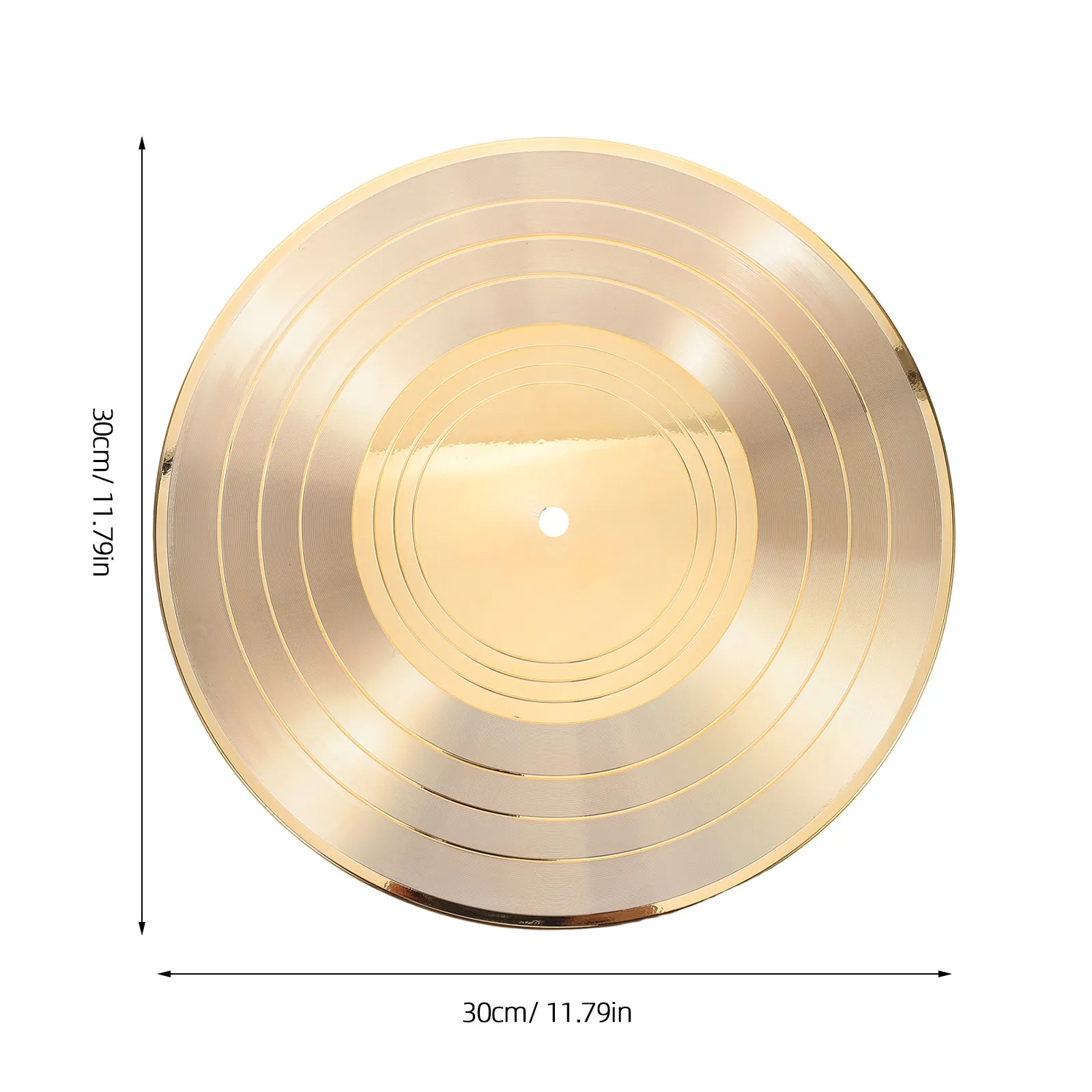 Bedroom Clock Wall Disco Party Decorations Fake Records Audio Player Decorative Ornament Creative Hanging