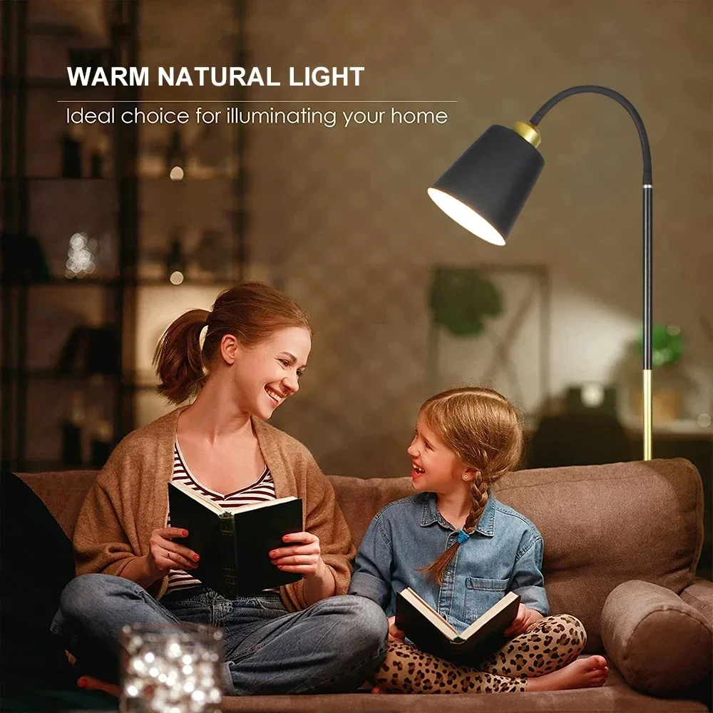 Vloerlamp Ijzeren Led Staande Lampen Verstelbare Lamp Voor Woonkamer Kantoor Lezen Slaapkamer Studie Decor Verlichting Kamer Decoratie Decoratie