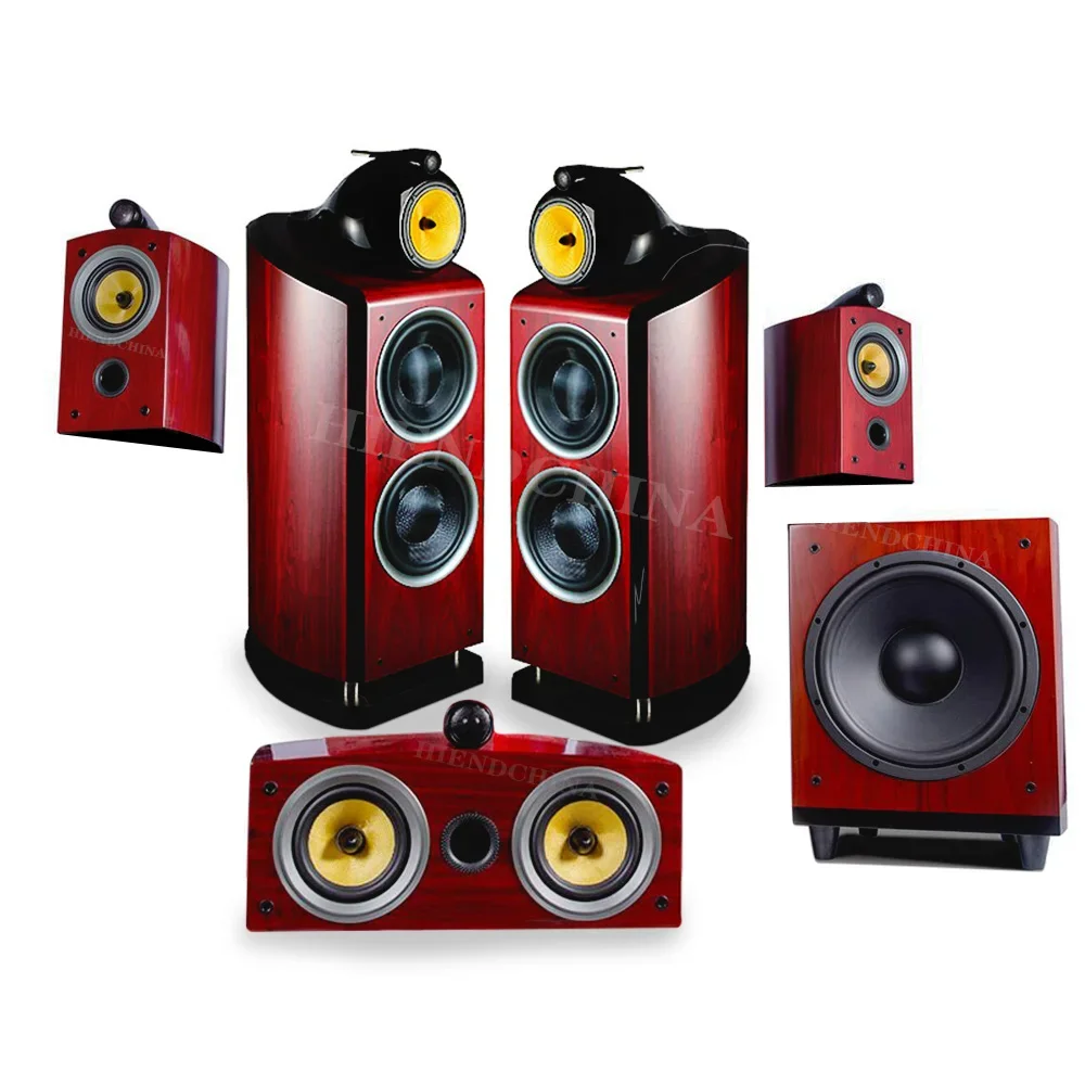 ONL-002 Featured 801 Hi-Fi HiFi Fever 5.1 / 7.1 Home Theater Set Wooden Floor Speaker