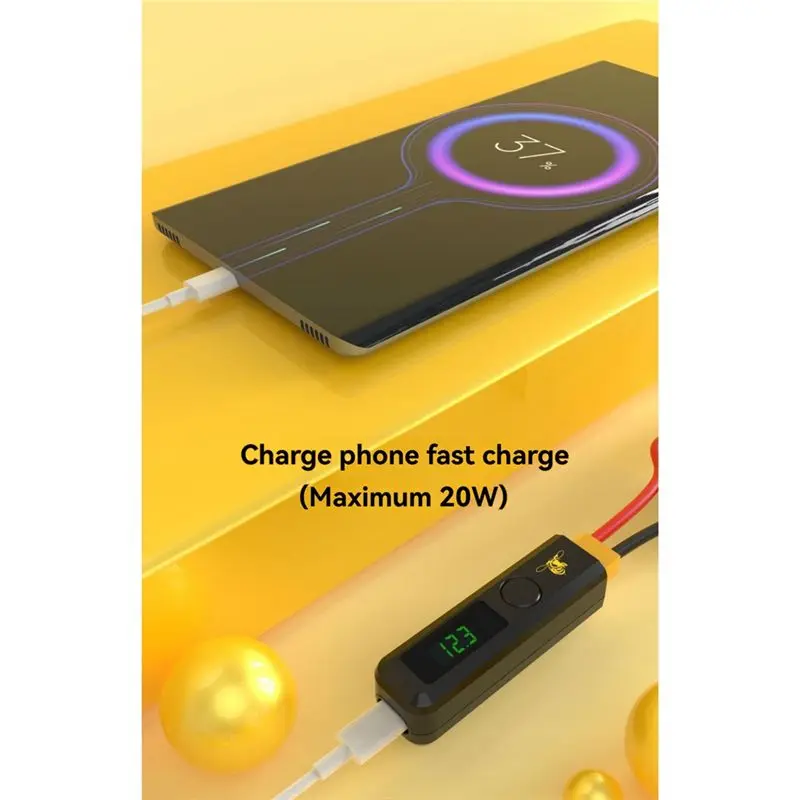 M51K-For Speedybee Goggles BEC 20W Fast Charging Supports 3-6S For DJI G2 V2 Goggles FPV Drone Quadcopter