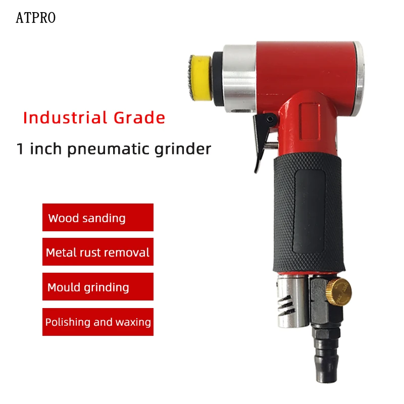 

ATPRO Pneumatic Point Grinder 1-Inch Grinder 25mm Polishing Machine Polishing Sandpaper Machine